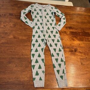 Hanna Andersson Organic Cotton Gray sleep one piece size 5